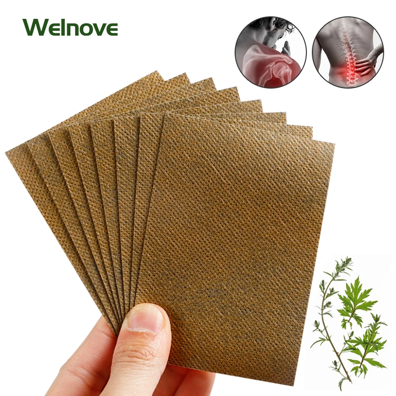 

20Pcs Herbal effect Warm Moxibustion Plaster Wormwood Detox Patches Herbal Medicine Paste Shoulder Neck Back Waist Pain Relieve