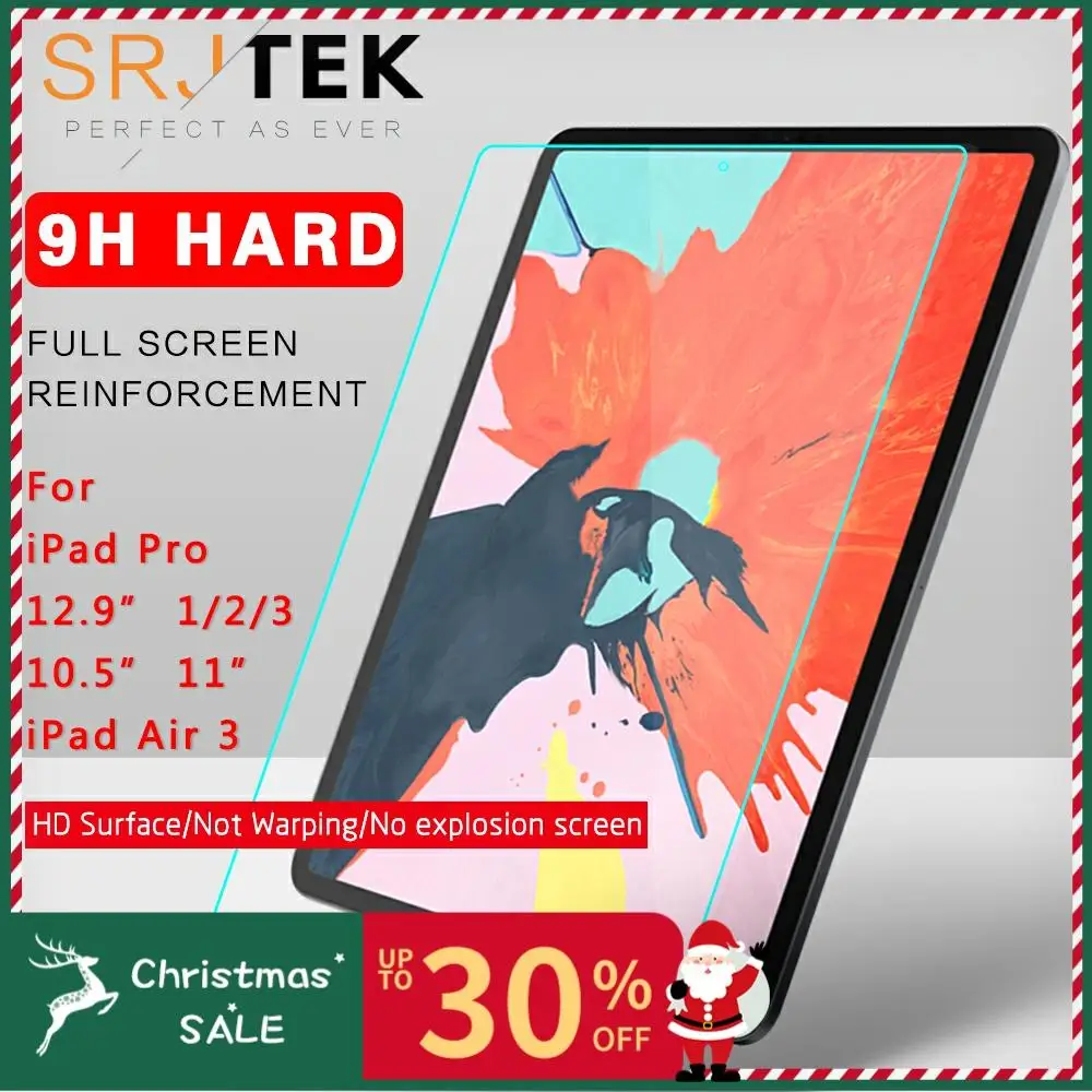 Для iPad Pro 12,9 закаленное стекло 1st 2nd 3rd для iPad Pro 10,5 11 Защитная пленка для iPad 12,9 стекло для iPad Air 3