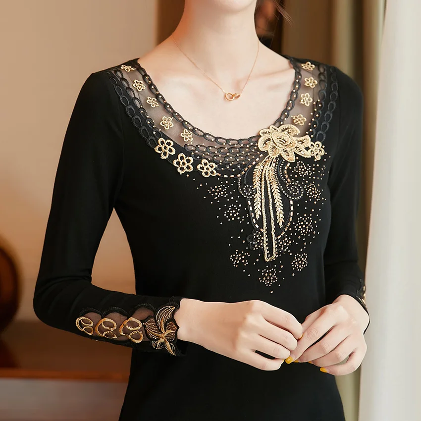 Модная женская блузка с коротким рукавом рубашка элегантная приталенная вышитая