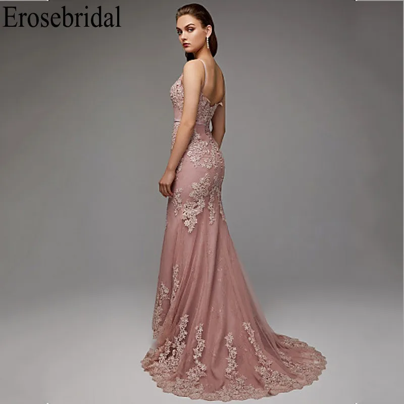 Женское кружевное вечернее платье Erosebridal элегантное для вечеринки модель 2019 |