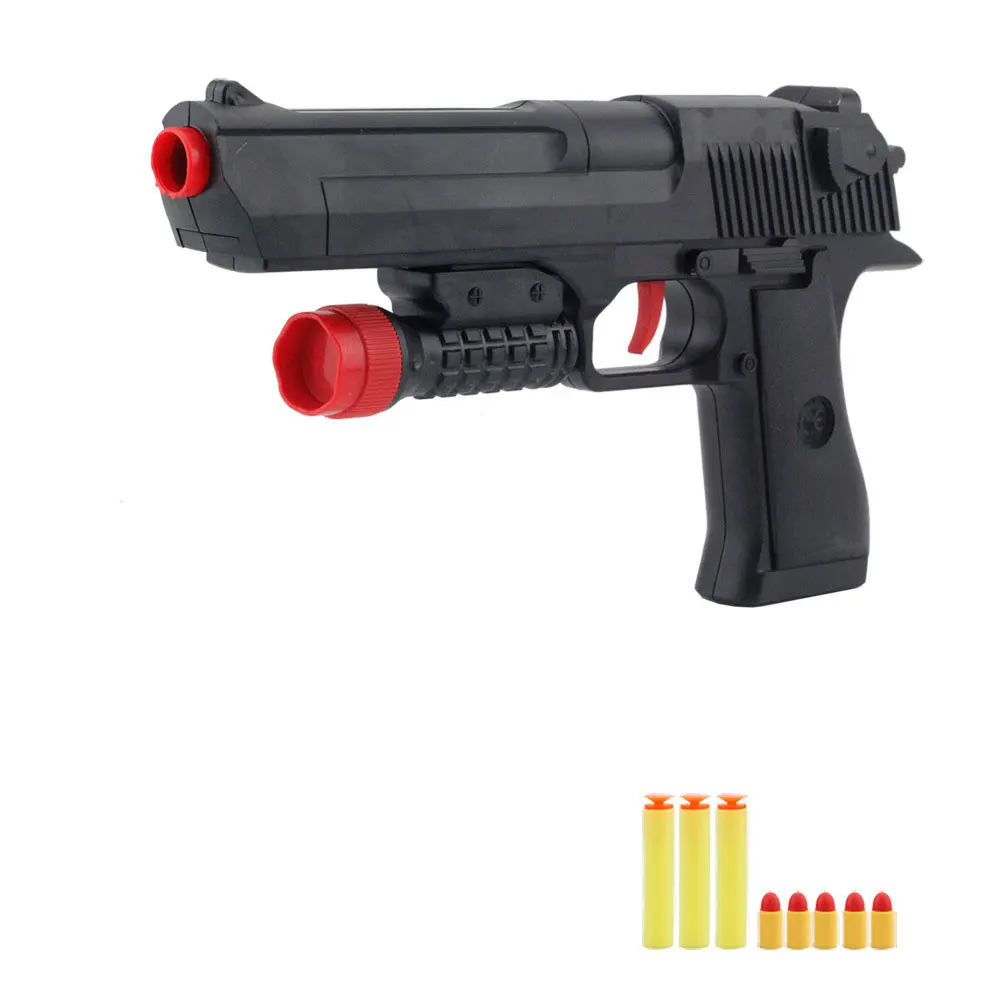 Пластиковый игрушечный пистолет мягкие пули оружие игрушки снайперский