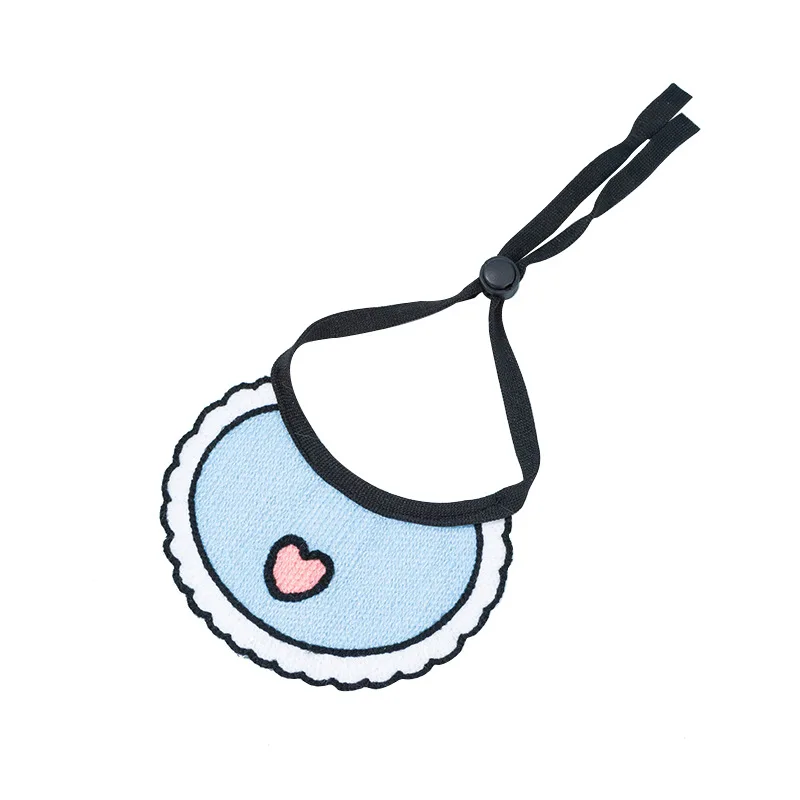 

Korea cute pet saliva scarf cat dog collar Bib custom pattern pet scarf knitting triangle scarf