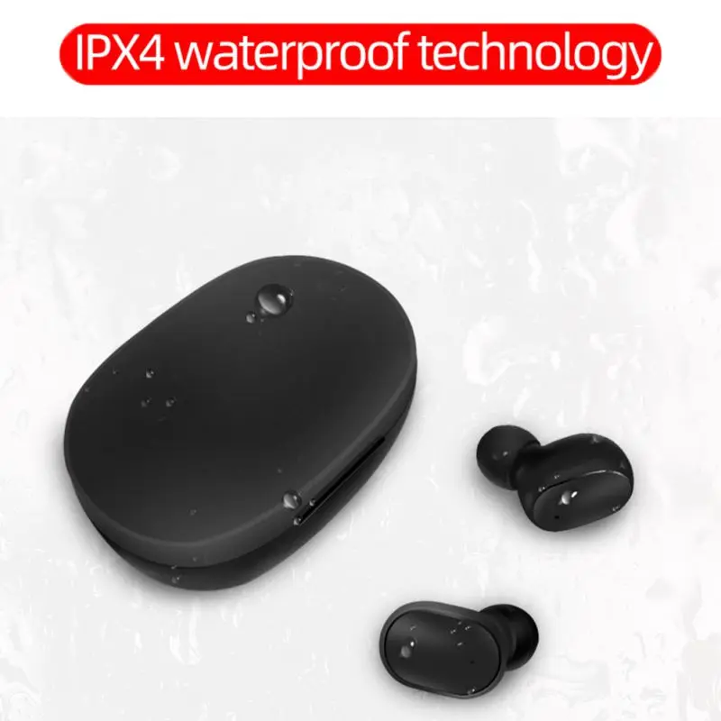 TWS Bluetooth 5 0 стерео бас гарнитура настоящие беспроводные наушники с микрофоном для