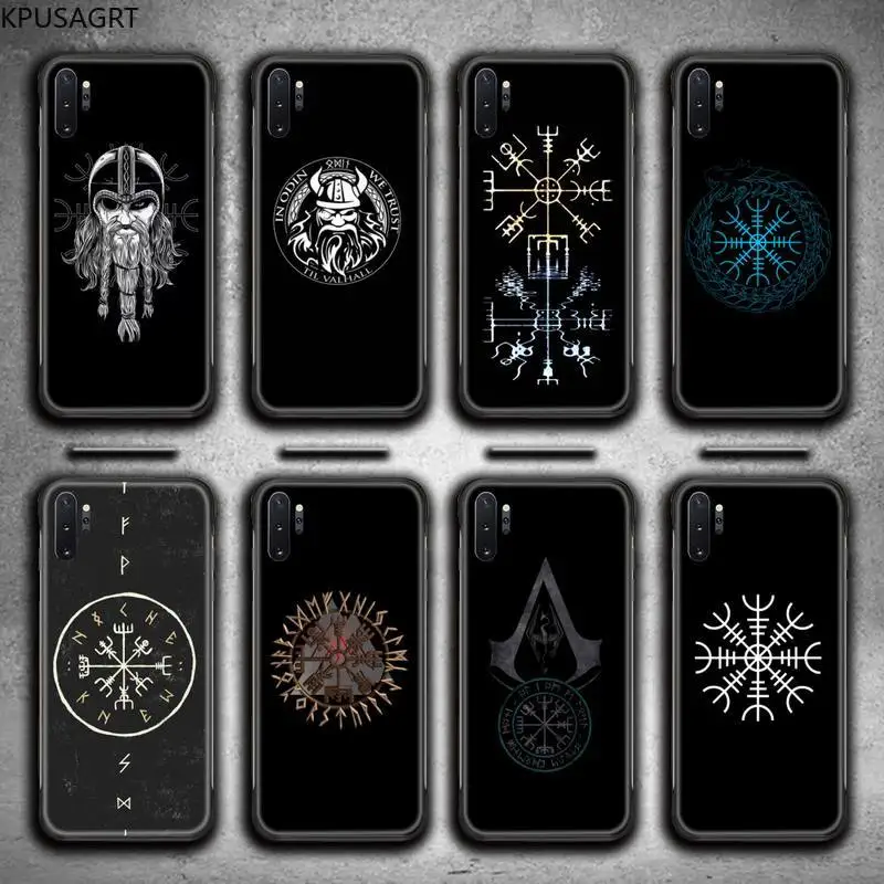 Чехол для телефона Viking Vegvisir Odin Nordi Samsung Galaxy Note20 ultra 7 8 9 10 Plus lite J7 J8 2018 Prime|Бамперы| |