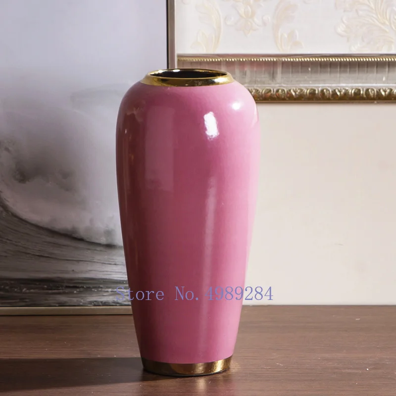 Скандинавские современные золотые и розовые керамические аксессуары