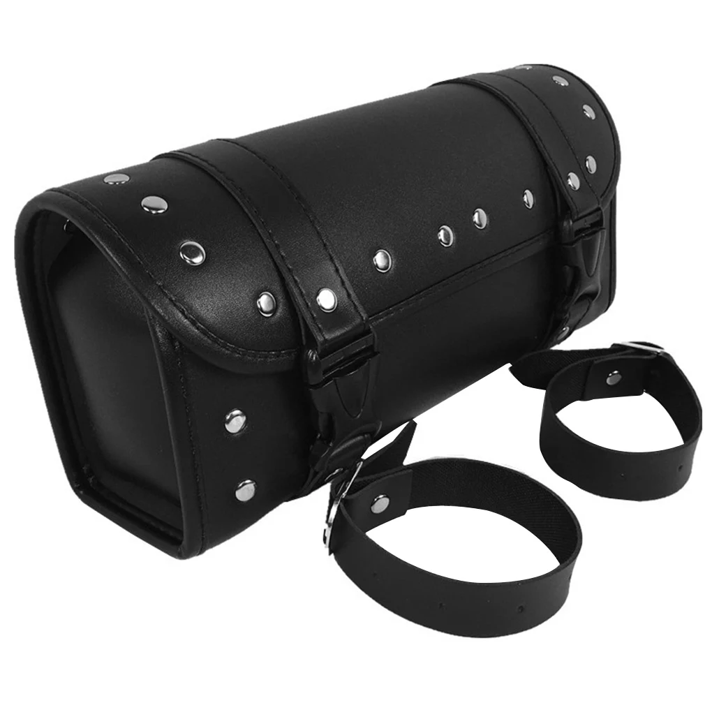 

Universal Hanging Saddle Bag Stylish Practical PU Leather Tool Storage Motorcycle Sided Tail Wear Resistant Large Capacity