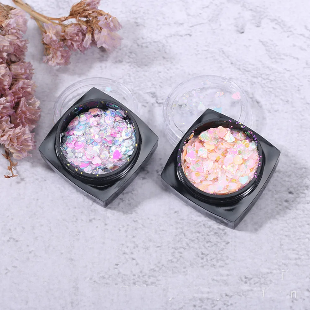 DIY декоративные блестки для ногтей сказочные звезды луна наклейки Бесплатный