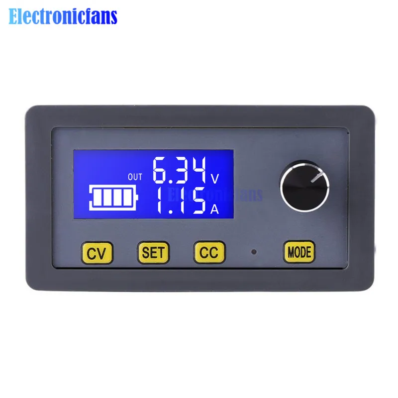 Регулируемый понижающий модуль питания с ЖК дисплеем 6 В 32 до 0 быстрая зарядка 5 А