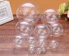 5-10 см прозрачный заполняемый шар пластиковые безделушки Рождественская елка новое горячее модное прозрачное украшение