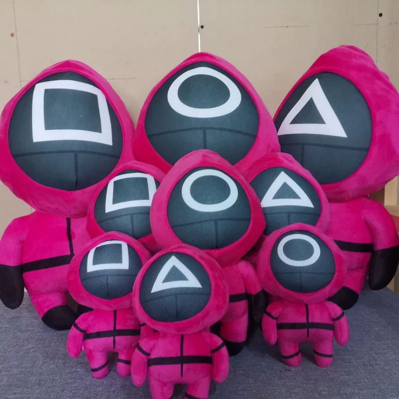 

Squid Game Plush Toy Cute Doll Rilakkuma Anime Toy Childen Gift Halloween Decor