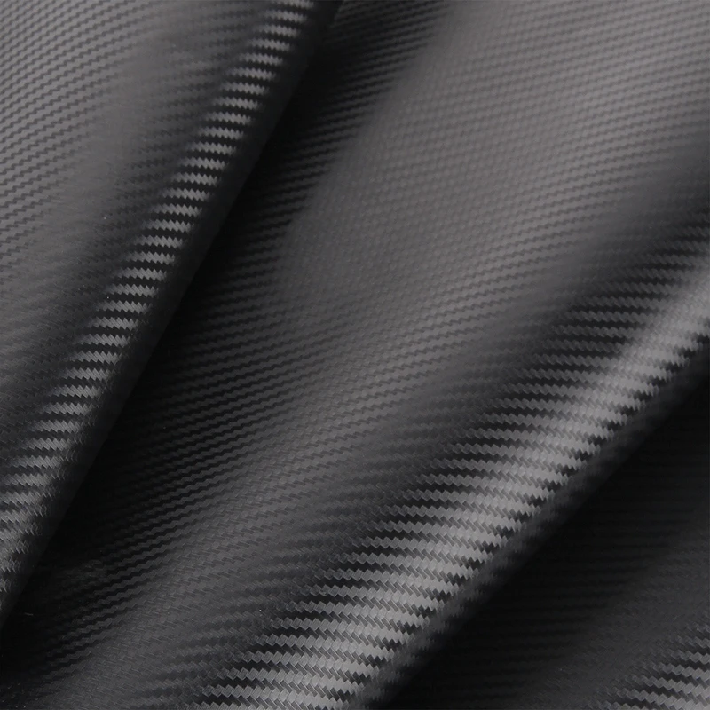 

Carbon Fiber Car Film Sticker Roll Matt Black 3D Decals 50x200cm Newest