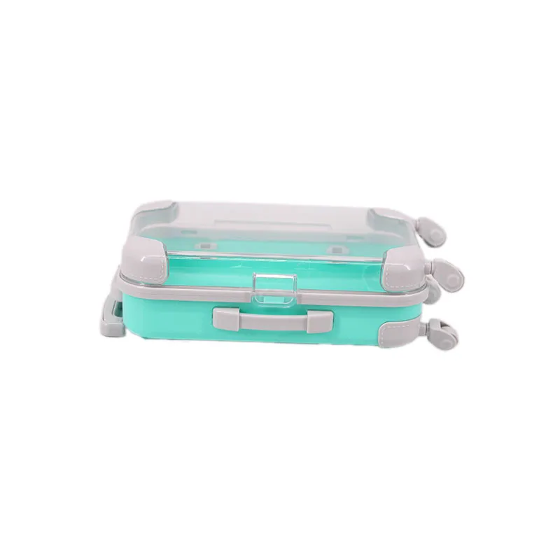 

Two-Wheel Drive Suitcase With Transl Fit 18 Inch American 43cm Baby Doll Clothes Accessories,Girls Toys,Generation,Birthday Gift