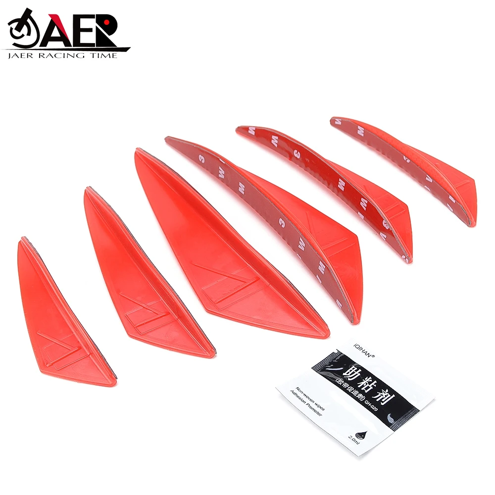 JAER Универсальный передний бампер для мотоцикла 6 шт. диффузор губ разветвитель