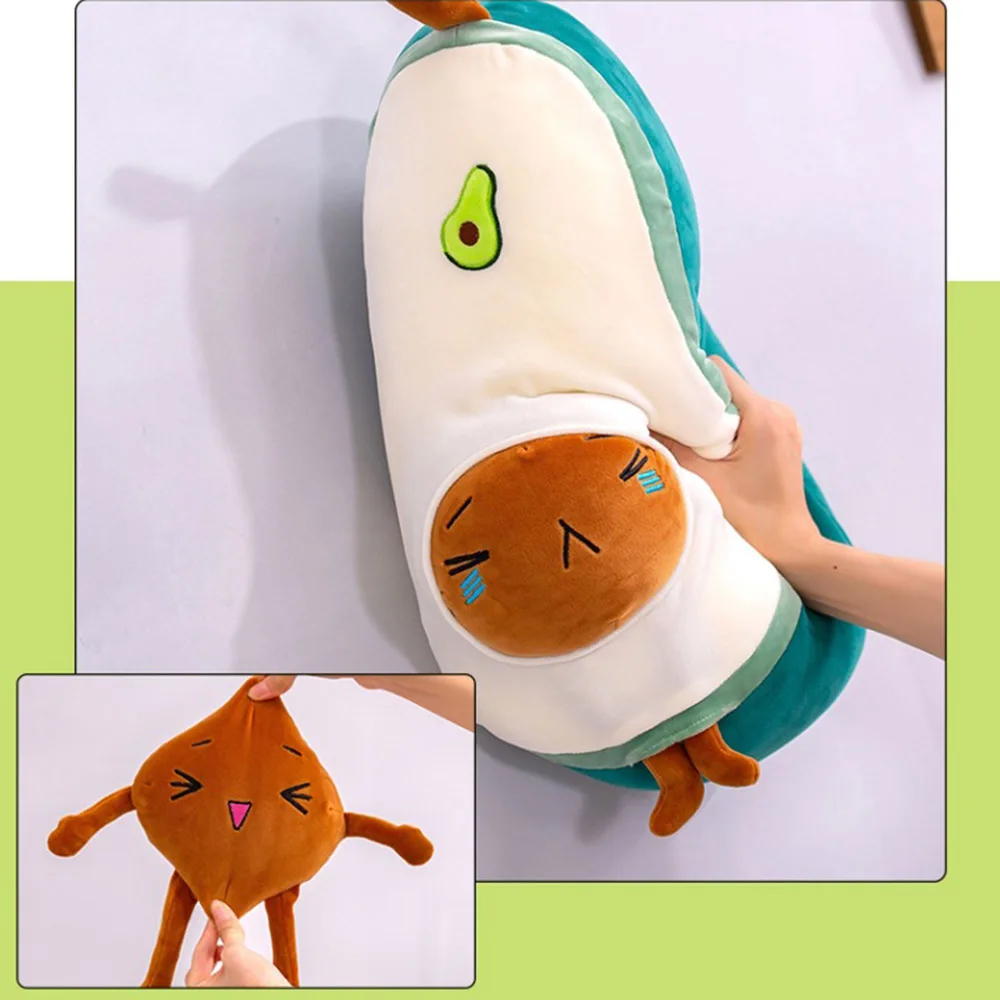 Рождественские подарки авокадо плюшевые подушки овощи игрушки мягкие милые