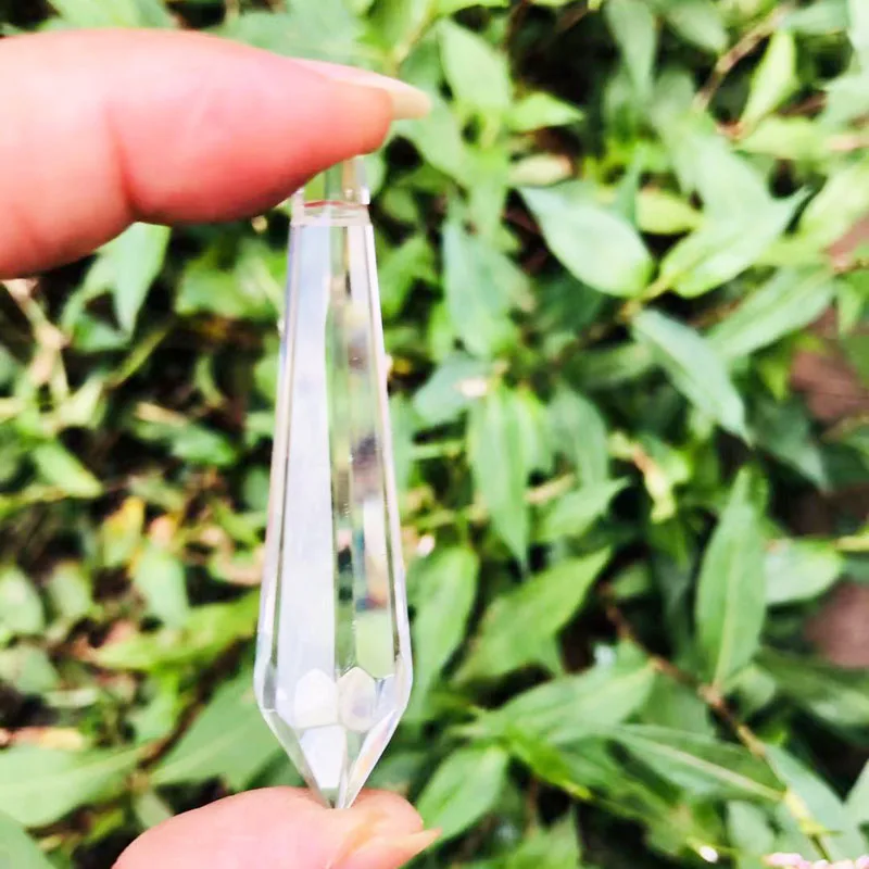 Прозрачные подвески для люстры в виде сосулек 60 мм 8 шт. | Лампы и освещение