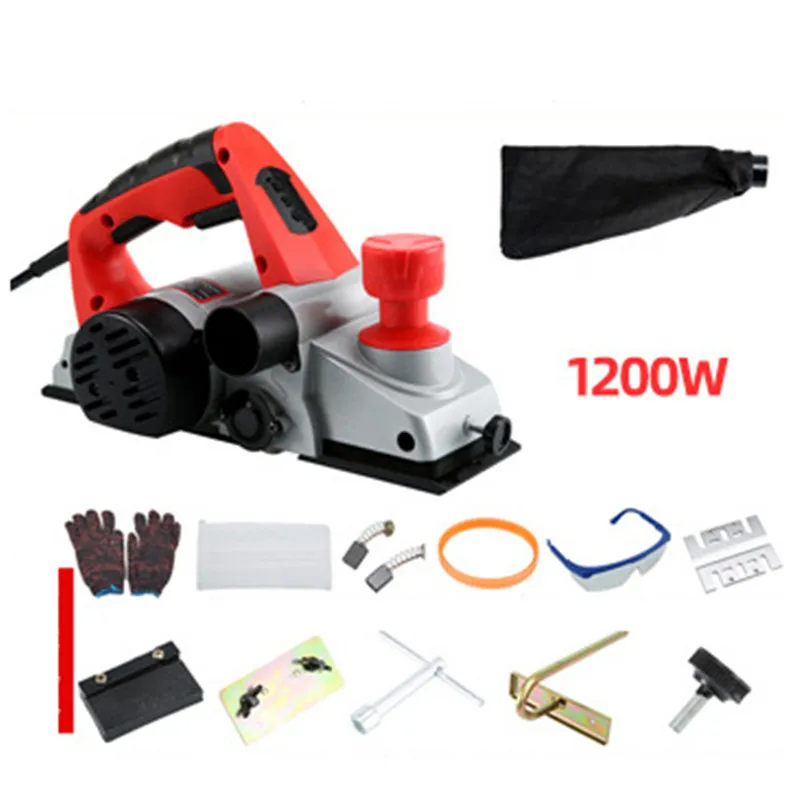 1200 Вт Многофункциональный электрический строгальный станок маленький бытовой