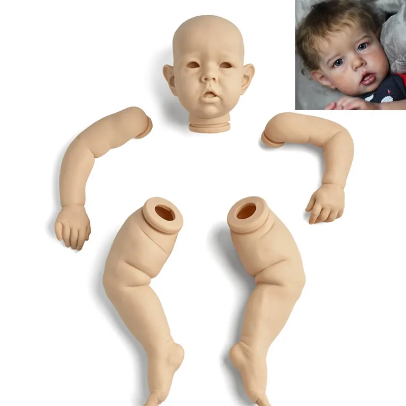LIMA bebe Reborn Мягкая ручная Неокрашенная незаконченная кукла DIY Реалистичная для