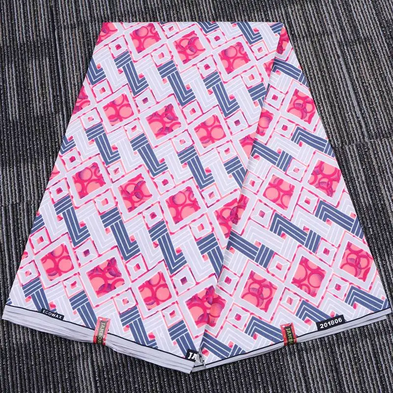 2020 розовая ткань в этническом стиле африканская ретро с геометрическим узором