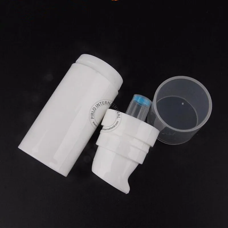 Белая пластиковая бутылка распылитель для безвоздушного лосьона объемом 15 мл 50