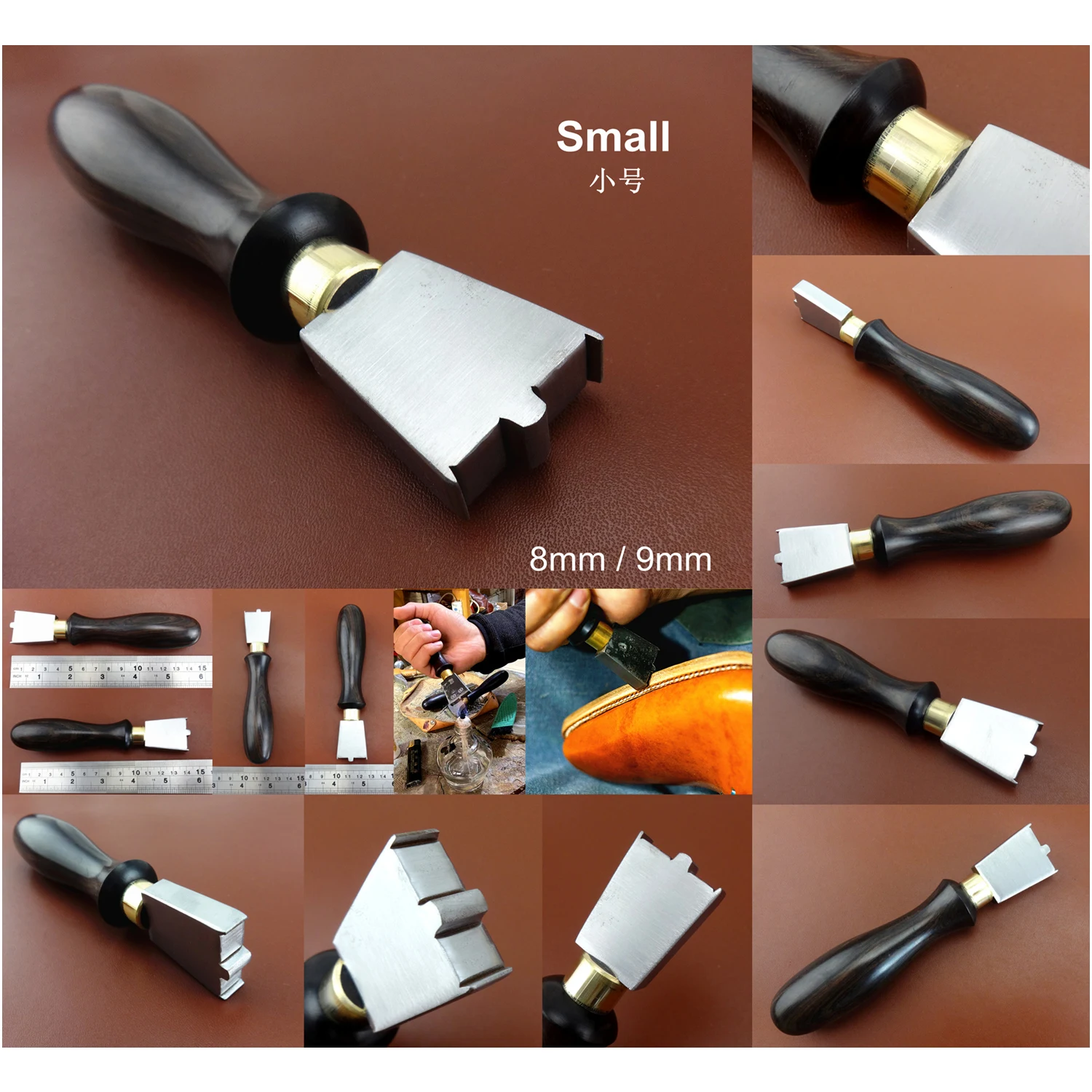 12 видов кожи ремесла обувница Cobbler подошва пятки край паяльник для подключения к