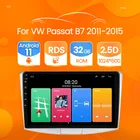 Автомагнитола 2 + 32 ГБ, Android 11, для Volkswagen VW Passat B6, B7, CC, Magotan 2011-2015, GPS-навигация, стерео, RDS, Wi-Fi