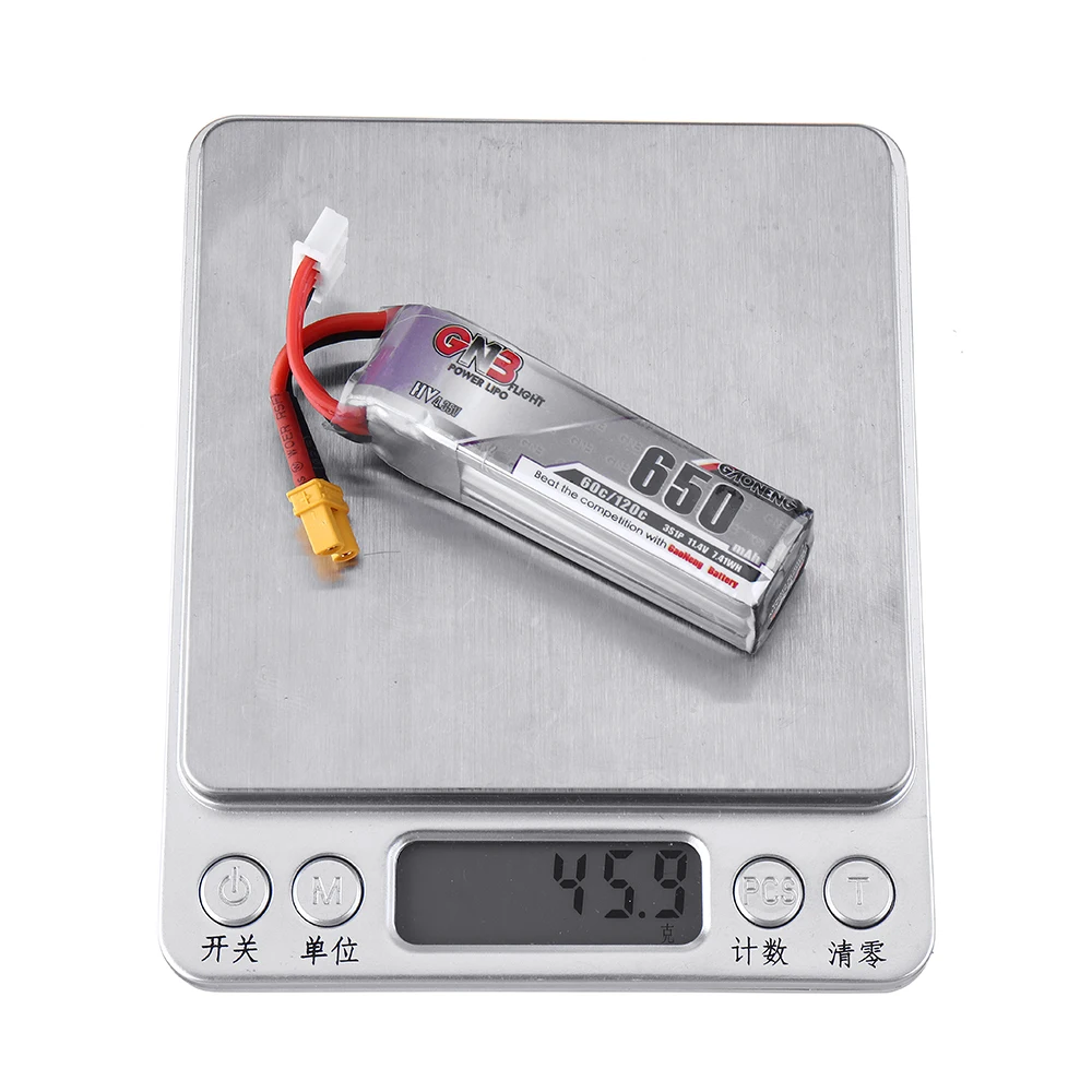 4 шт. Gaoneng 11,4 V 650mAh 60C 3S HV 4,35 V Lipo батарея XT30 для RC квадрокоптера Happymodel FPV Racing Cine Whoop BetaFPV Дрон