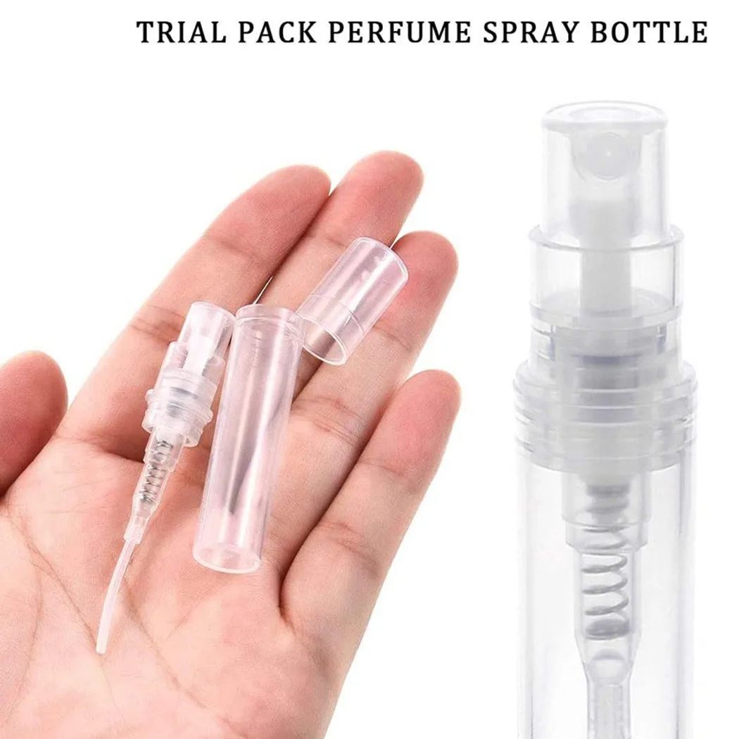 

200X2ML Transparent Plastic Empty Spray Bottle Small Cosmetic Atomizer Perfume Bottles Travel Portable Mini Refillable Container