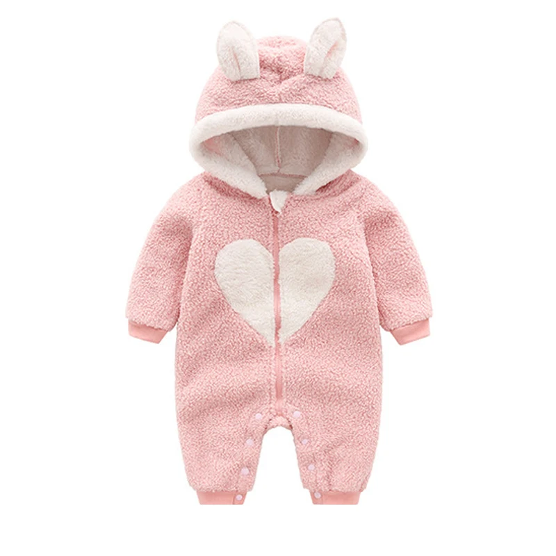 IYEAL для новорожденных детская зимняя куртка с капюшоном милыми ушками Одежда