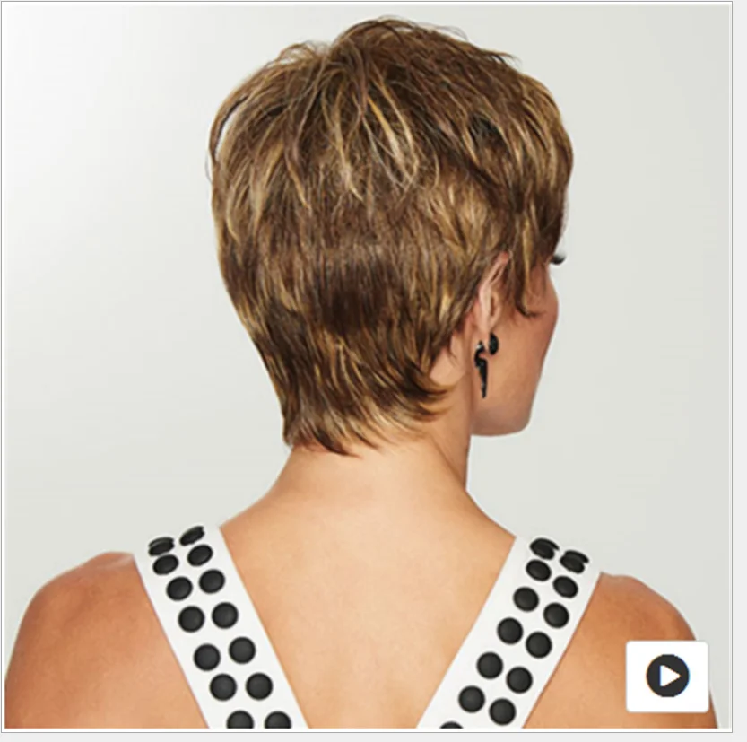 Новый европейский парик с короткими волосами из высокотемпературного шелка