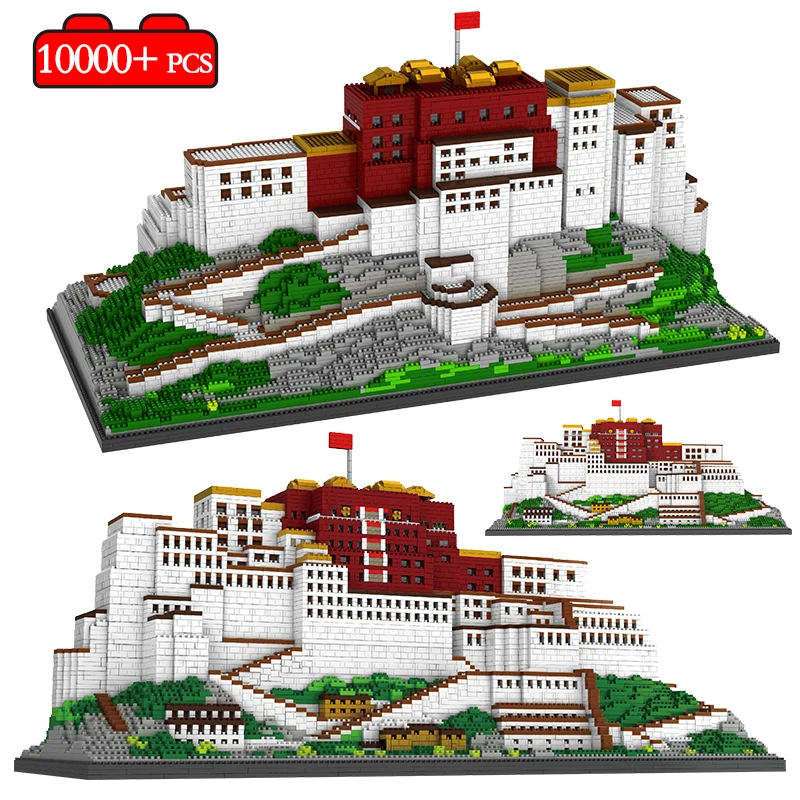 Миниатюрные строительные блоки для зданий знаменитого архитектурного дворца