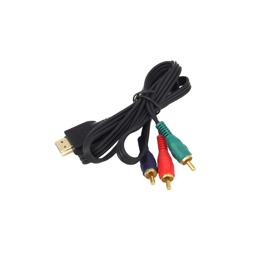 1 м HDMI-совместимый штекер к 3 RCA Видео Аудио AV Кабель-адаптер 3RCA стерео компонент