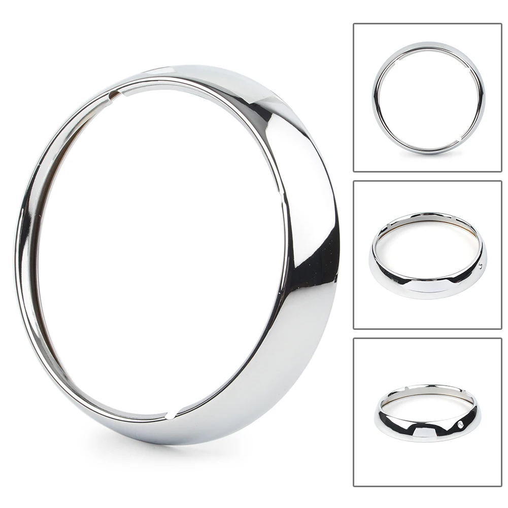 

7" Burst Headlamp Trim Ring Headlight Cover For Harley Touring Street Glide Road King Trikes FLHX FLHR FLH/T 1996-2018
