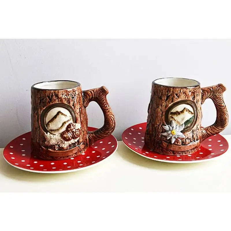 

Christmas Forest Pine Cone Decoration Ceramics Mugs coffee mug Milk Tea office Cups Drinkware the Best birthday Gift