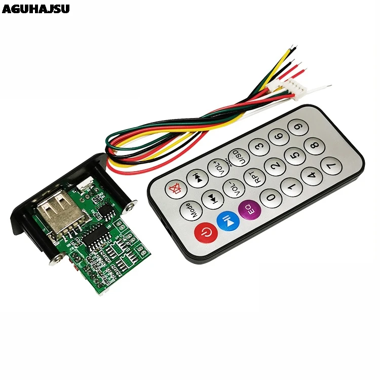 Мини 5 в MP3 декодер доска 3W * 2 модуль декодирования WAV U диск TF карта USB усилитель