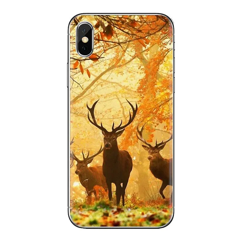 Силиконовый чехол Merry Christmas Animal wild Elk Deer для Xiao mi 6 A1 Max x 2 5X 6X Red Note 5 5A 4X 4A A4 4 3 Plus Pro |