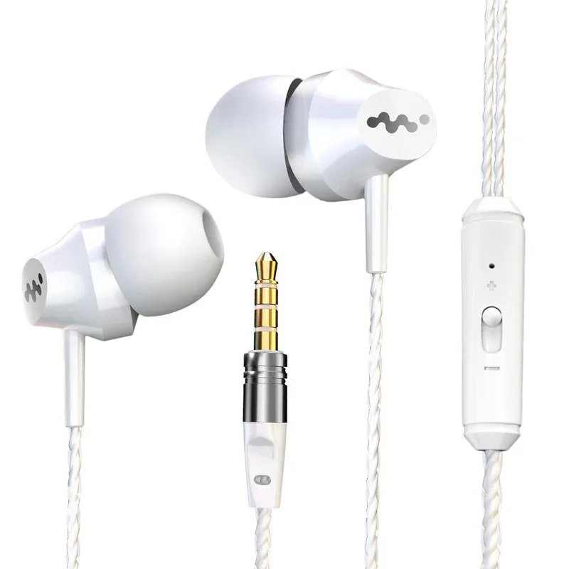 In Ear проводные наушники супер бас 3 5 мм гарнитура Музыка Спорт вкладыши с