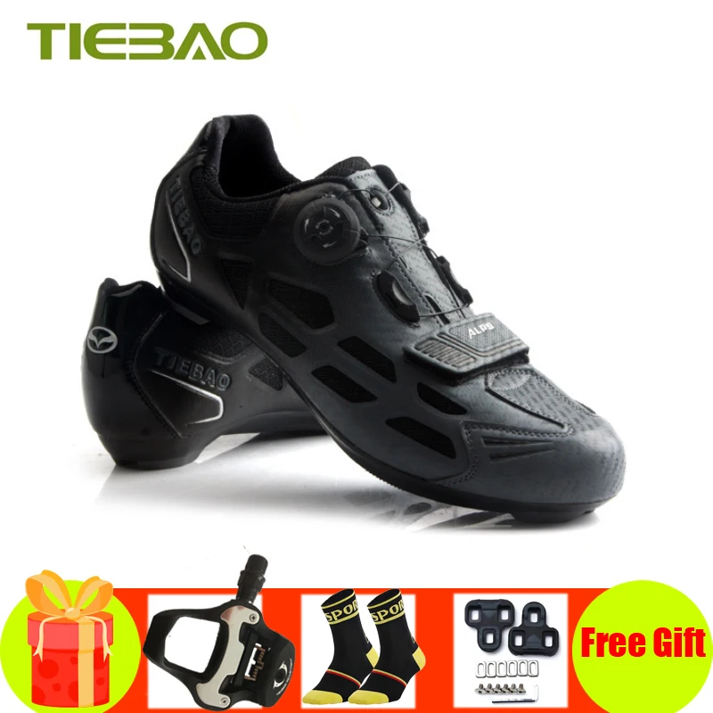 Tiebao Road Bike ShoeS Sapatilha Ciclismo 2019 Professional Road Bicycle Shoes Self-locking Spinning SPD-SL Cycling Sneakers