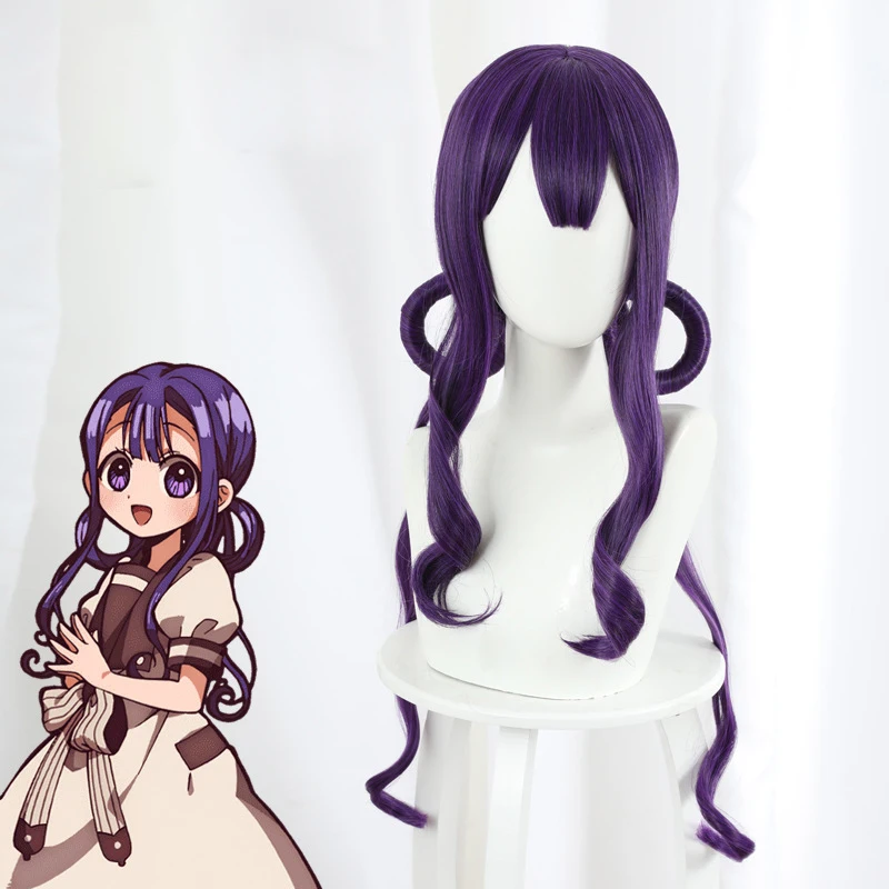 Парик Hanako kun Aoi Akane для унитаза 60 см длинные вьющиеся волнистые парики