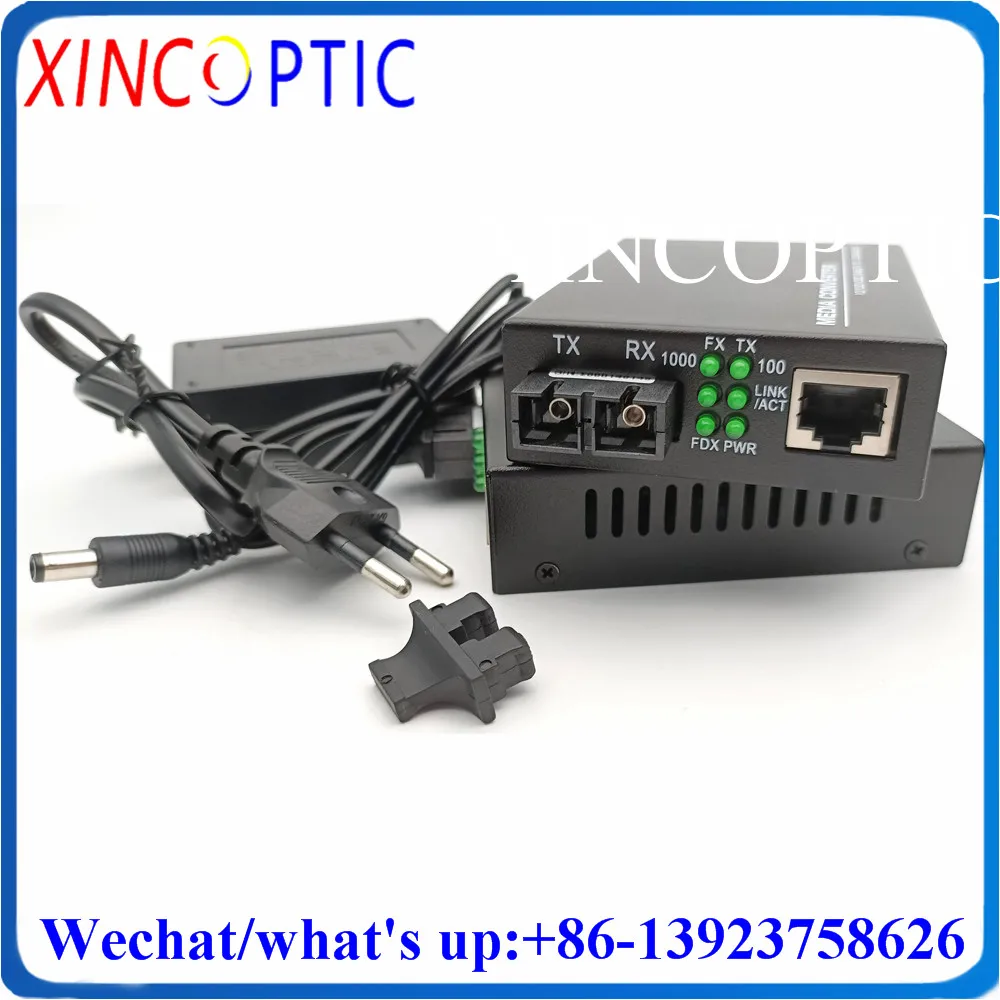 10/100/1000 м 60 км гигабитный нм Ethernet волоконно-оптический медиа-конвертер
