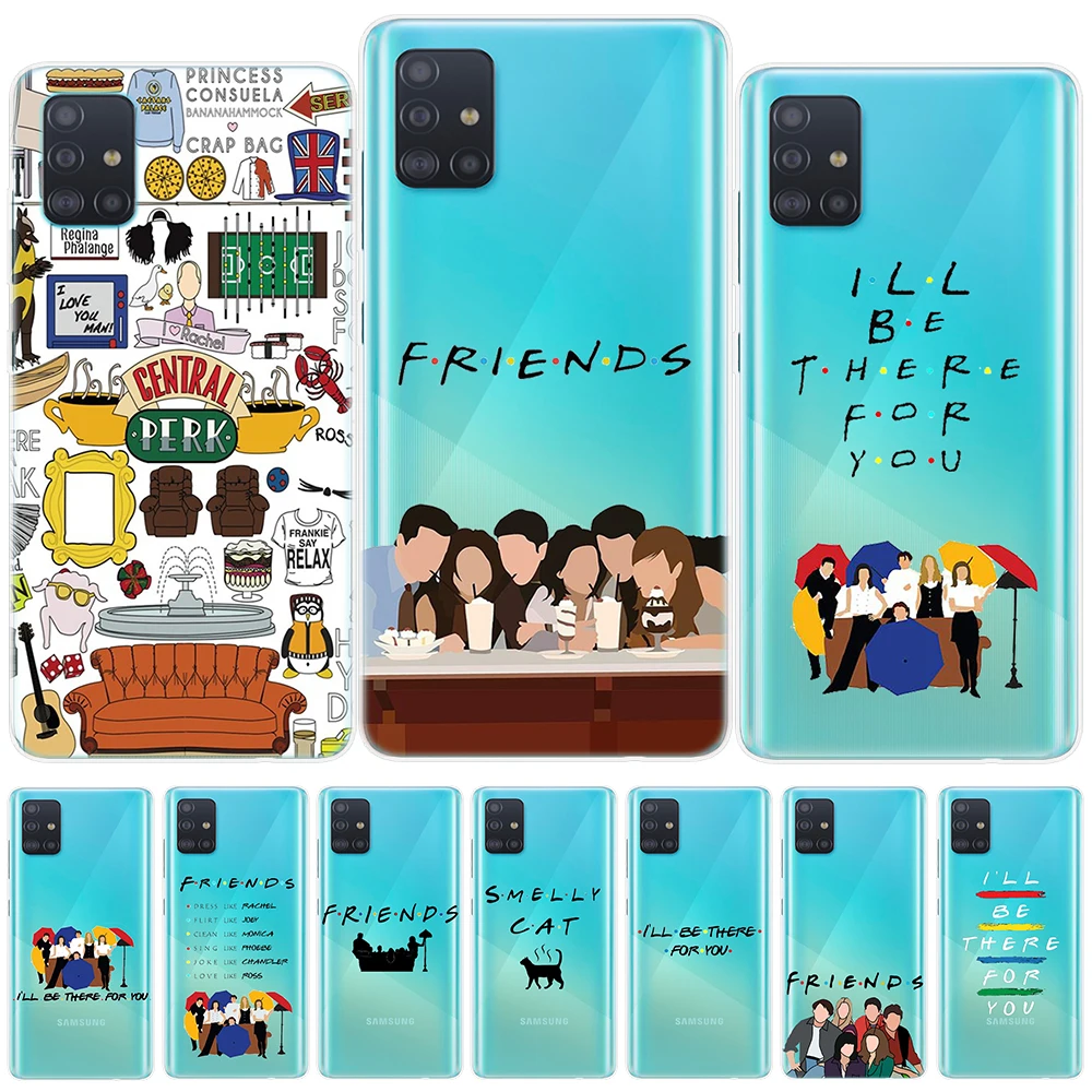 Силиконовый чехол Friends TV для Samsung A51 A71 A10 A20 A30 A40 A50 A60 A70 A6 Plus A8 A9 A7 2018|Бамперы| |
