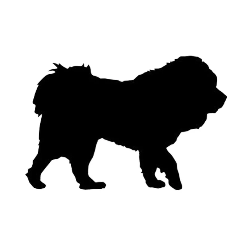 

12.7*8.5CM Tibetan Mastiff Dog Funny Window Decoration Animal Car Sticker Classic Motorcycle Decals