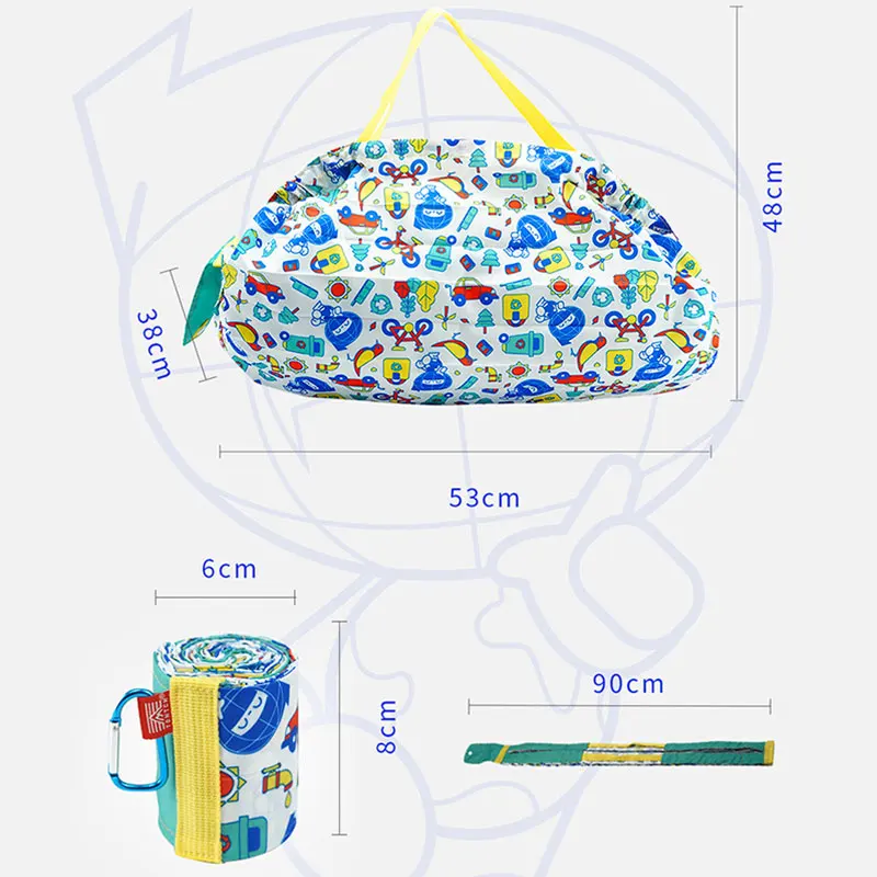 Multi-function Reusable Grocery Bags Eco-Friendly Foldable Large Capacity Shopping bag Compact Bag tote Washable Durable Handbag | Багаж и