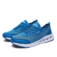summer mesh breathable comfortable sneaker greyblueblack mens casual sports shoes lightweight runningjogging shoes