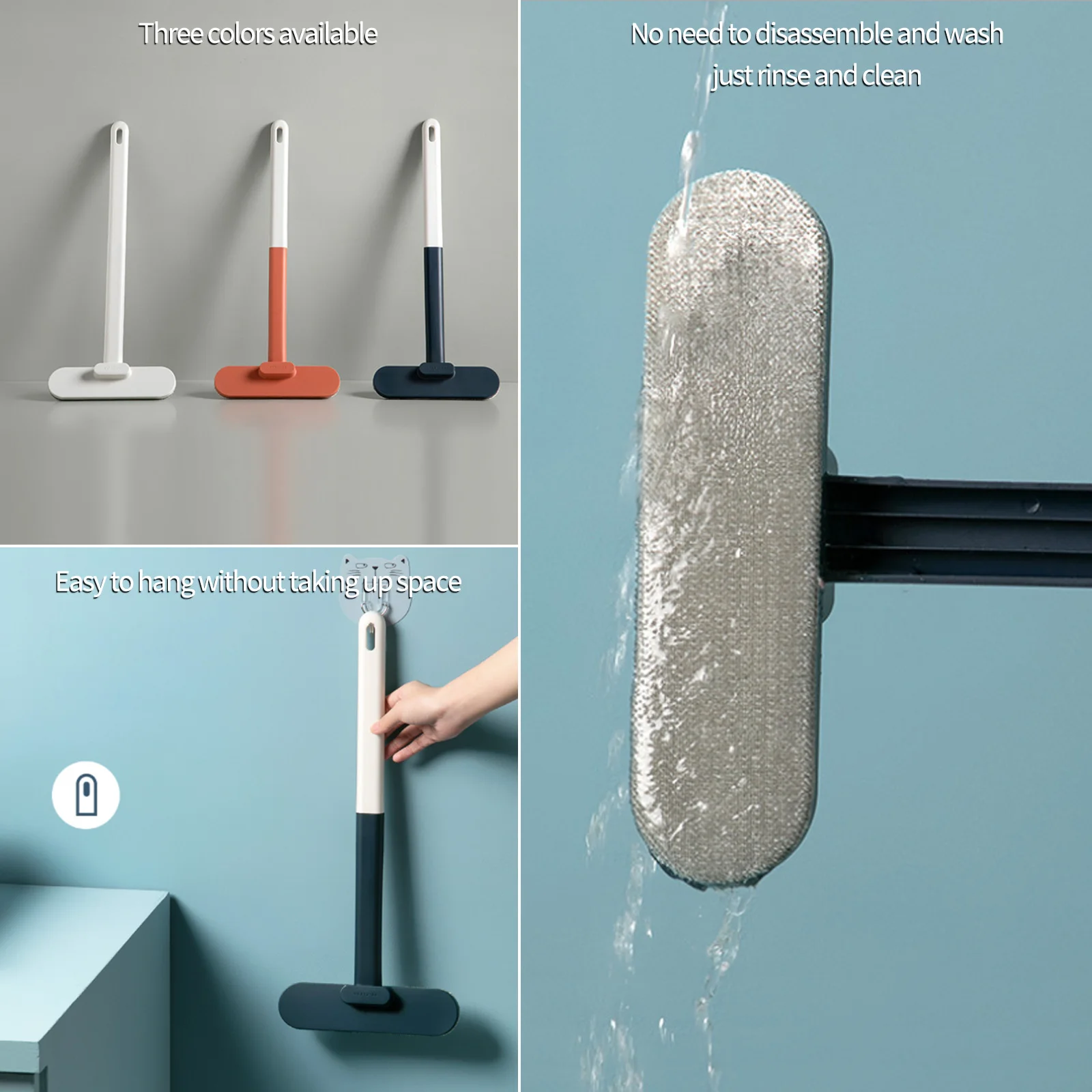 

Removable Wet and Dry Screen Window Washer Cleaning Brush Anti-mosquito Net Dust Removal Window Cleaner Household Cleaning Tools