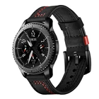 Ремешок 22 мм для Samsung Galaxy watch 3 Gear S3 frontier band amazfit pacegtr 47 мм, кожаный браслет для HUAWEI Gt 2-2e-pro 46 мм