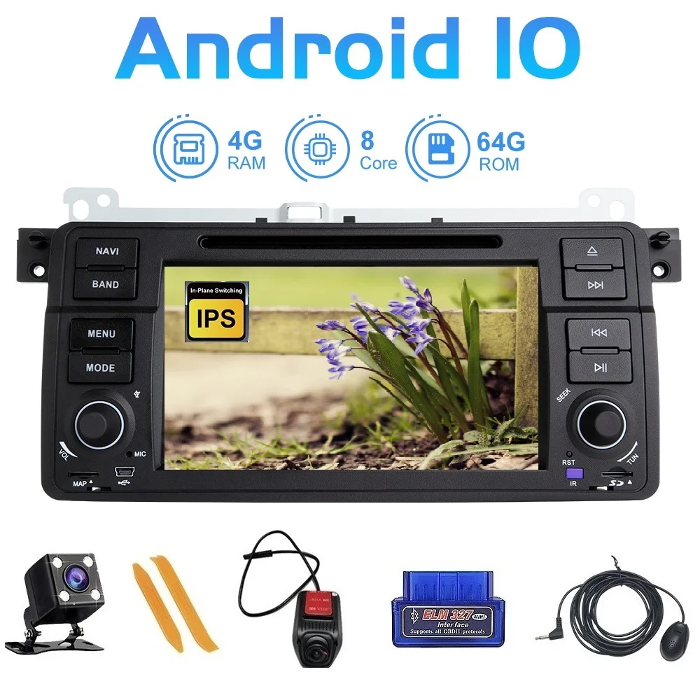 ZLTOOPAI GPS навигация для BMW E46 M3 Rover 3 Android 10 автомобильный мультимедийный плеер Bluetooth MP3
