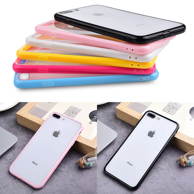 Прозрачный Роскошный мягкий чехол из ТПУ для iPhone 11 Pro Max 7 8 6 6s Plus 7Plus 8Plus X XR Xs MAX