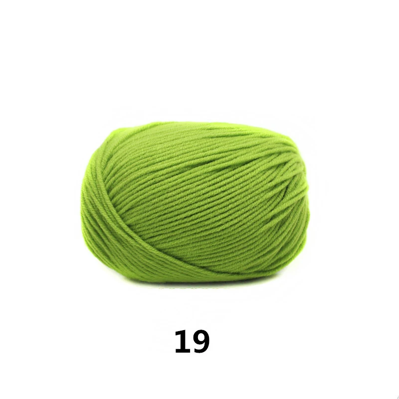 36pcs 19 6 шт. НИТКИ ДЛЯ ВЯЗАНИЯ Штраф Камвольной Пряжи Нити Хлопка Смешанная Пряжа Экологичный Красочные Струны для Ручного Вязания Свитер - Цвет: 36pcs 19