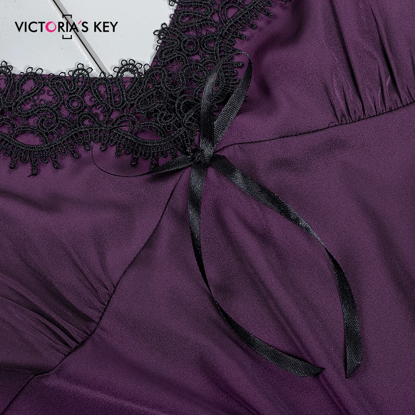 Атласные шорты на бретельках с бантом от Виктории фиолетовая Пижама цветочной