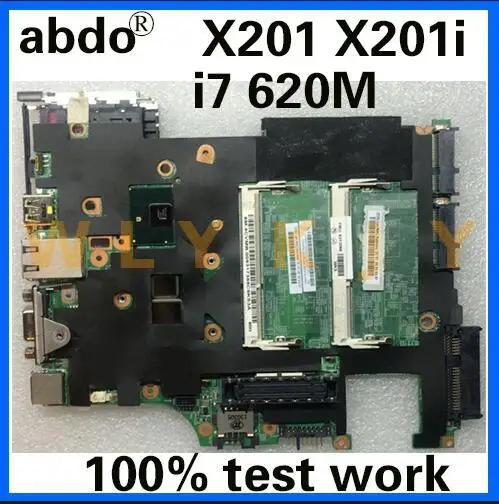 Материнская плата abdo 48.4CV01.031 для Lenovo ThinkPad X201 X201I материнская ноутбука FRU 63Y2066 ЦП QM57